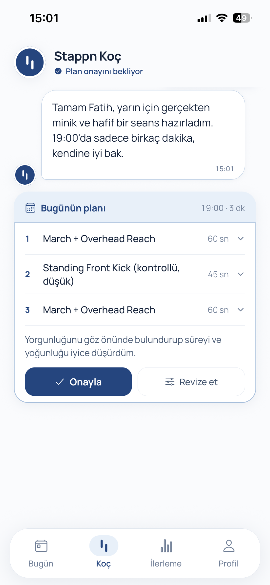 Stappn — Günün planı